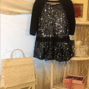 Juicy Couture sequins black dress